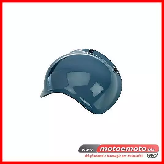 Premier Visiera Bolla Casco Moto Bubble Vintage Classic 3 Bottoni Fumè Scuro