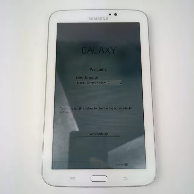 Samsung Galaxy Tab 3 7" TABLET 8GB, Wi-Fi - WHITE SM-T210 Tested Working