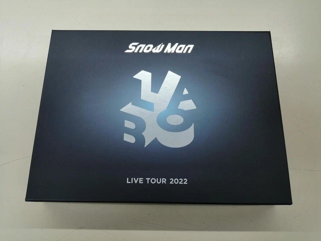 MENT RECORDING 1ST Edition 4disc DVD SNOW MAN LIVE TOUR 2021 Used