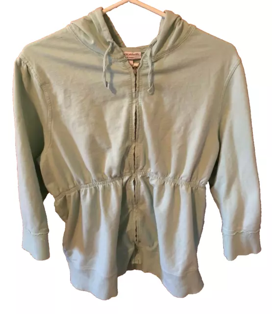 Liz Lange Maternity Hooded Sweatshirt Jacket - Size Large