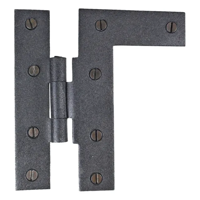 Cabinet Hinges Wrought HL Hinge Right 4 H w/ Offset 3/8"
