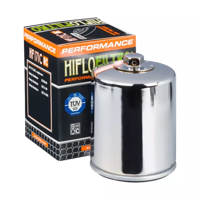 Hiflofiltro®Oil FiltersChrome for Harley-Davidson FXDC Dyna Super Glide