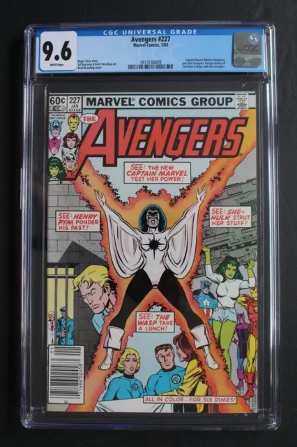AVENGERS 227 Monica Rambeau Joins 1983 CAPT MARVEL MOVIE MCU WandaVision CGC 9.6