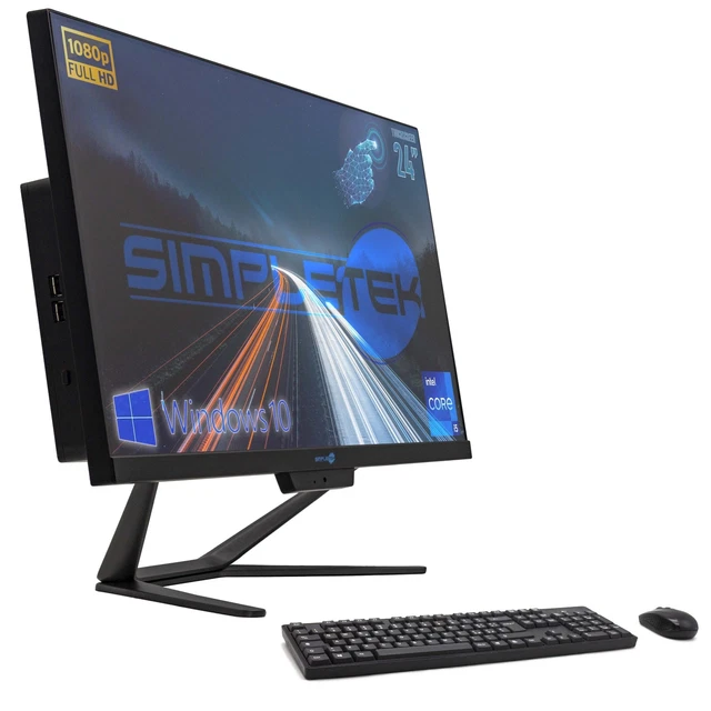 AIO ALL IN ONE TOUCH SCREEN i5 4GB 120GB 24" HD WIN10 PC COMPUTER ...