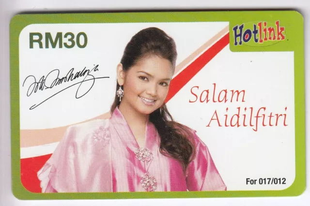 Sexy Charme Pin-Up Art Telecarte / Phonecard .. Malaysie 30Rm Hotlink Brune +N°