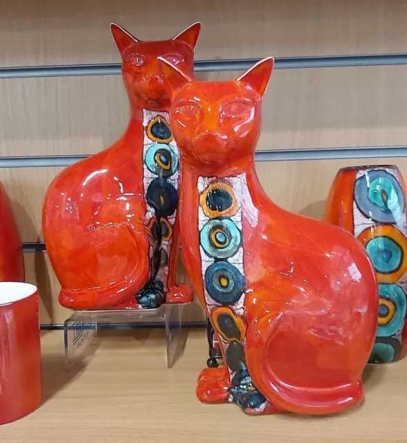 New Studio Poole Pottery Delphis Eternity Large Cat Right Or Left Available