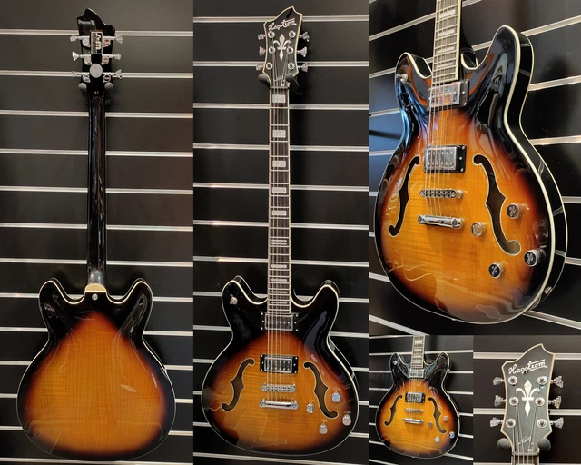 Hagstrom Viking Deluxe Baritone-Tobacco Sunburst- Sofort lieferbar