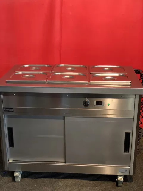 Lincat Hot Cupboard With Wet Bain Marie Top - Electric - commercial catering