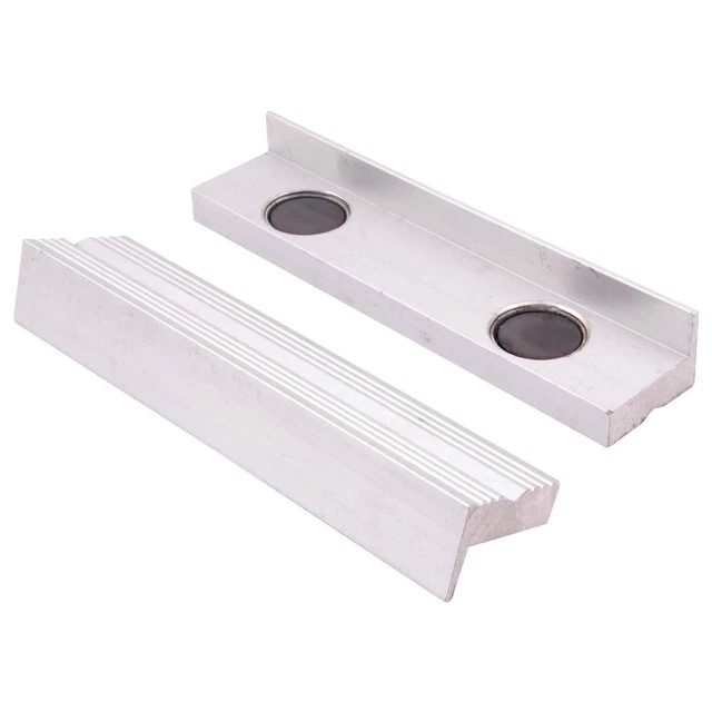 Magnetic Vise Jaws (Various Jaw Widths and Face Types),5" Jaw Width