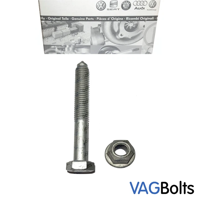 GENUINE VW REAR Shock Lower Bolt Nut Kit M10x75 Golf Mk4 Polo Audi A1