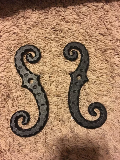 John Wright 088254PC Scroll Shutter Dog with Lag Powder Coated See Desc. (B28)