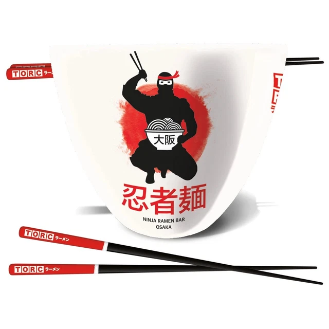 The Original Ramen Company Ninja Set Ramen Ciotola e Bacchette (PM3064)