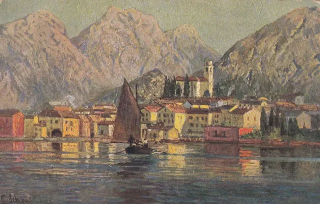 Cartolina Torbole Trento Trentino Alto Adige Lago Di Garda Viaggiata 1914