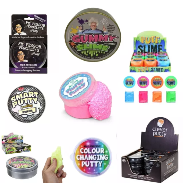 Fluffy Verity Of Putty For Creative Thinkers - Stress Relief - Gift For Kids