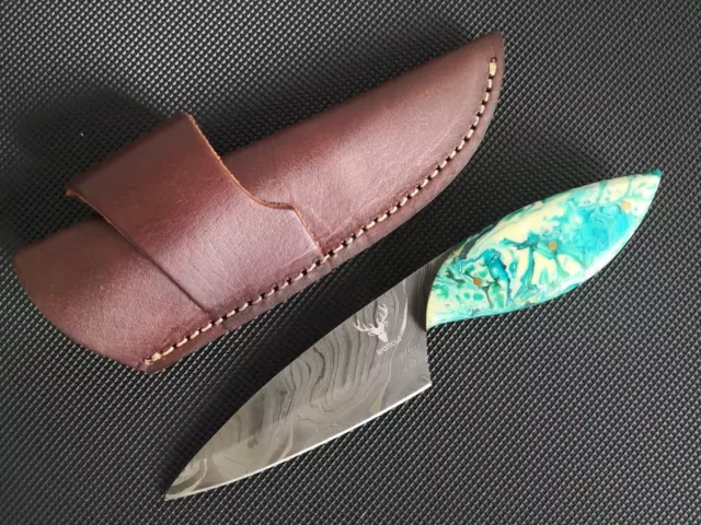 Coltello damascato acciaio damasceno coltello da campeggio coltello da caccia Damasco coltello Huntig