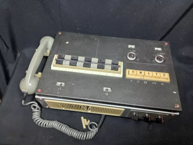 Altes, 70er Jahre Funk Telefon Steuerpult bediengerät BRG ungarisch Sammlerstück