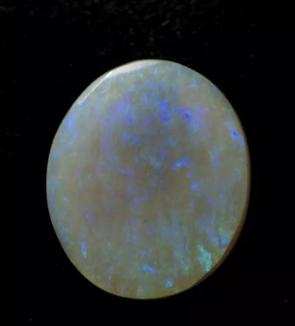 2.95TCW. Australian Mintabie Opal Gem - Semi-Crystal 3d blue/green glow