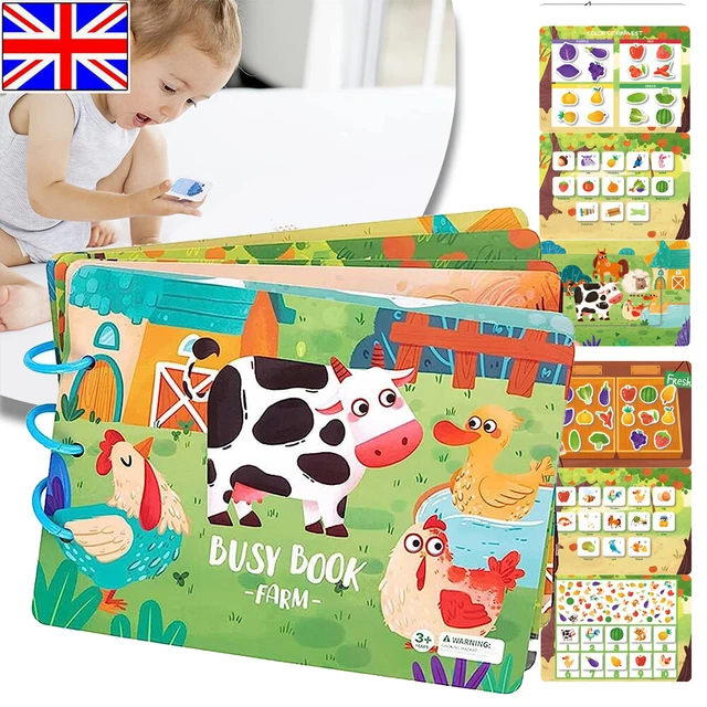 Montessori Quiet Book for Toddlers Montessori Busy Book Preschool Educational