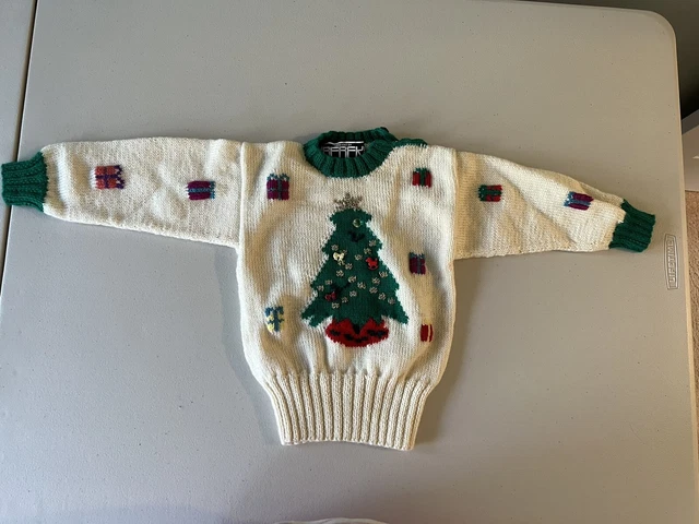 Vintage Berek Christmas Child’s Sweater size 2