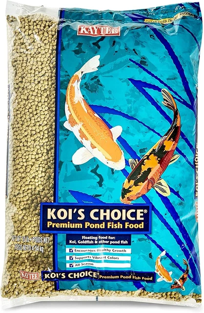 New Kaytee Koi's Choice Koi Floating Fish Food, 10 Pound