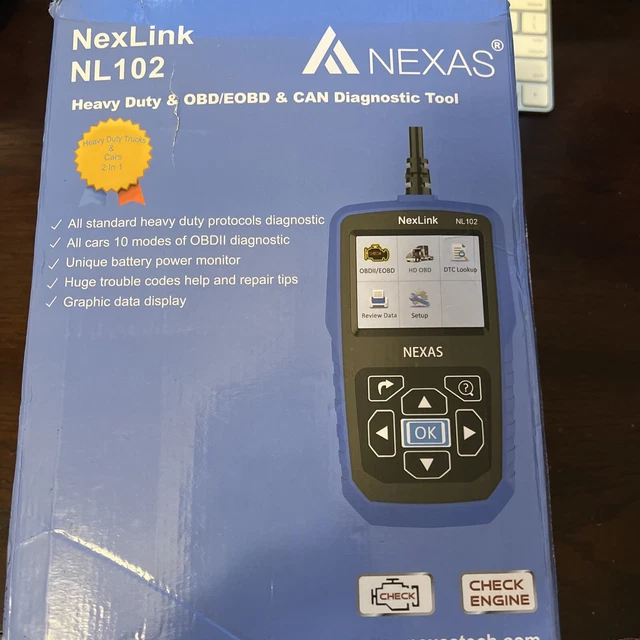 NEXAS NL102 HD Heavy Duty Diesel Truck Diagnostic Scanner Tool Code