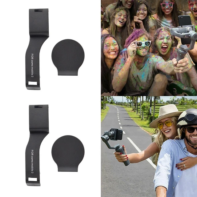 Estabilizador de montaje con clip de cardán hebilla de bloqueo de seguridad portátil para DJI OSMO Mobile 2