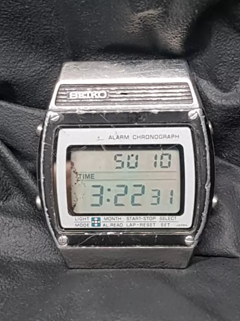 Seiko Quarzo Digital Lcd Alarm Chronograph A359-4010