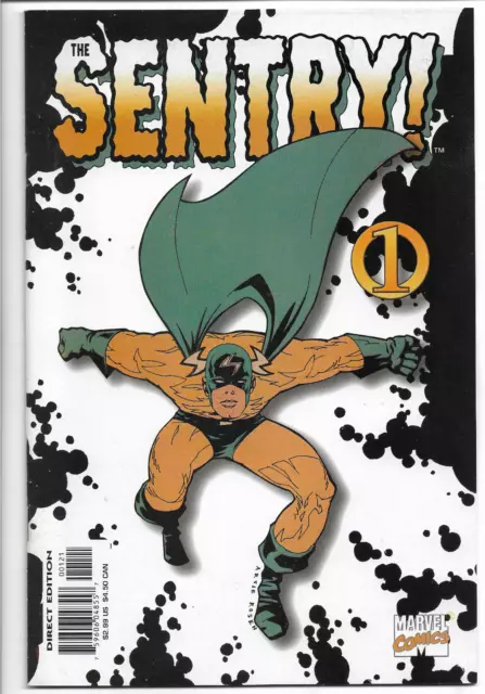 Sentry 1 NM- RARE 1:50 Artie Rosen Variant KEY 1st Appearance 2000 MARVEL COMICS