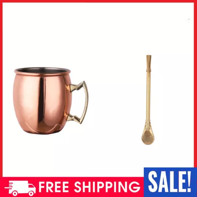 Moscow Mule Copper Mugs Metal Cup Stainless Steel Beer Cocktail Coffee Cup