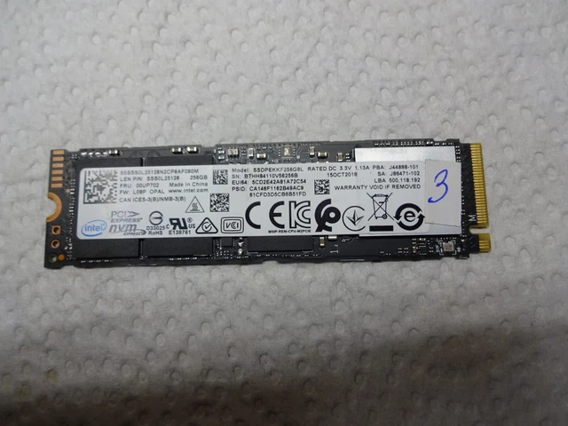 SSD Intel 256GB SATA M.2 2280 Usato/rigenerato - Per Carichi Di Lettura Intensivi