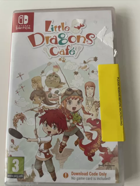 Little Dragons Cafe - Nintendo Switch - Brand New & Sealed - Code In Box