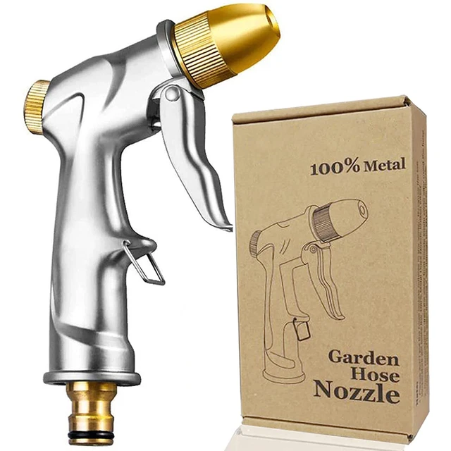 Hochdruck Spritzpistole Metall Garten Handbrause Gartenschlauch Spritzpistolen