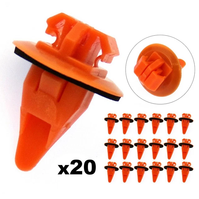 ECSiNG Kit de clips de moldeo para arco de rueda de coche, 11