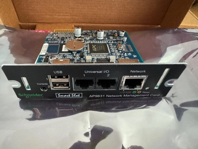 SCHNEIDER ELECTRIC APC AP9631 UPS Network Management Card 2 £39.99 ...