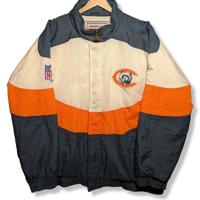 Vintage CHICAGO BEARS Jacket Men's XL APEX ONE PRO LINE 90s NFL Coat