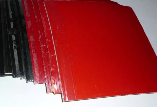 12x ITTF Approved Traning Table Tennis Rubber Sheets, Pips-in, for return board