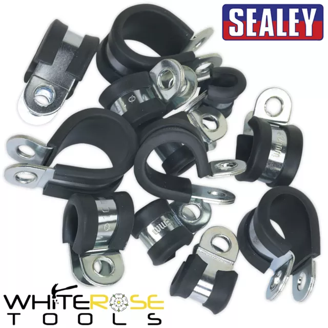 Sealey P-Clip Rubber Lined Assortment 60pc