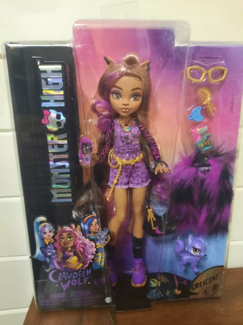 2022 Mattel Monster High Clawdeen Wolf G3 Doll New In Box Ready to Ship