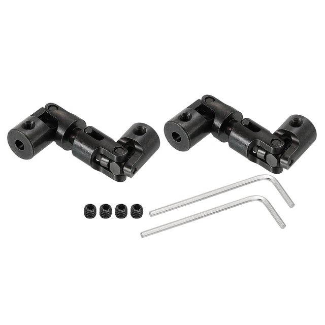 RC Car Drive Shaft CVD Center Drive Shaft with M3 Grub Screw Metal 45-49mm Black