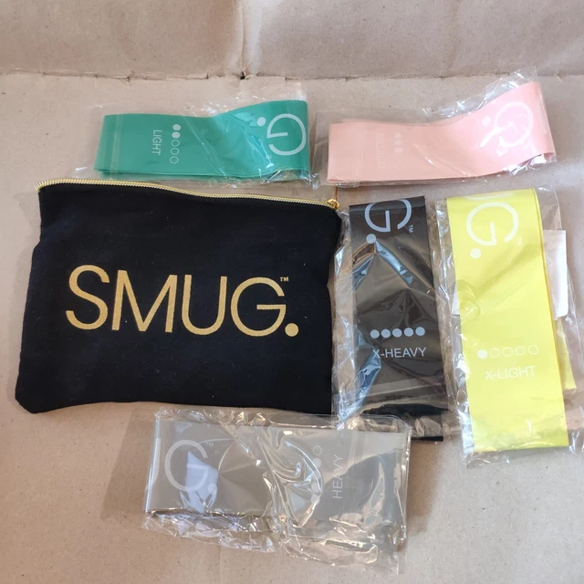 SMUG RESISTANCE BANDS XHeavy Medium Light Xlight Fitness Gym Band