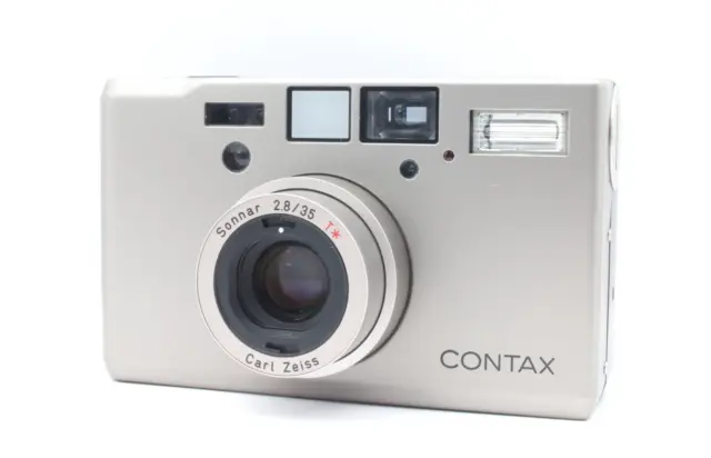 [Near Mint] Contax T3 Titan Silver Single Teeth 35mm Point & Shoot Film Camera