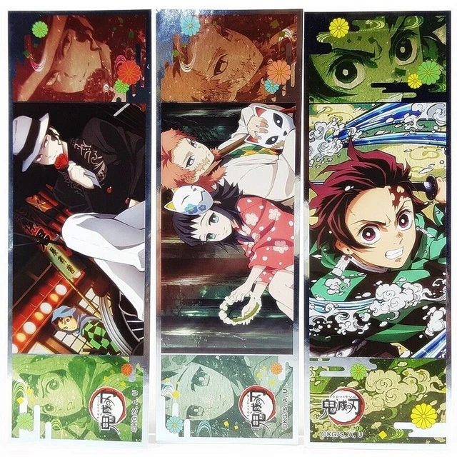 Demon Slayer Kimetsu ENSKY Long Sticker Set Muzan Sabito Makomo Tanjiro
