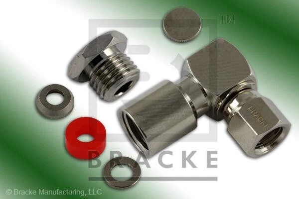 SMC Plug Right Angle Connector Clamp RG174, RG188, RG316 BM60337