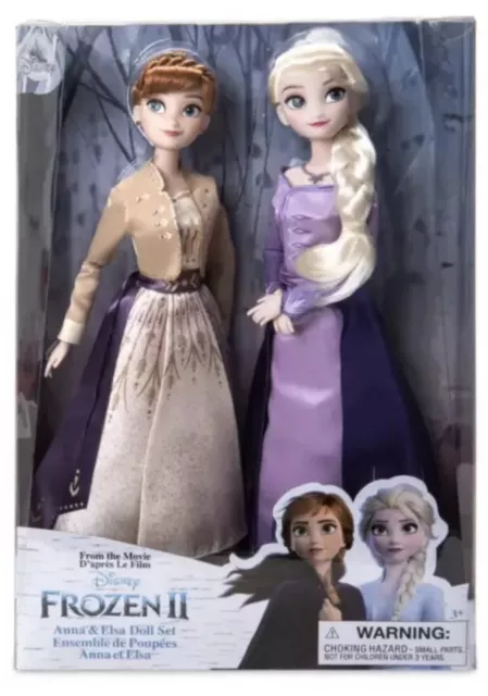 Disney Frozen 2 Fashion Doll Set (Anna, Elsa & Kristoff) , 10-11 Inch  ~Brand New