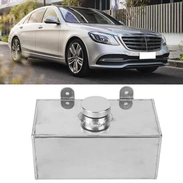 ♡ Bottiglia lavatrice parabrezza alluminio 2 L parti serbatoio spray intercooler lucidato