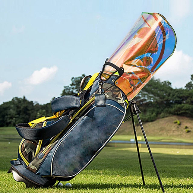 PGM Universel Coloré Fermeture Éclair Golf Sac Pluie Capuche Haut Housse Étanche