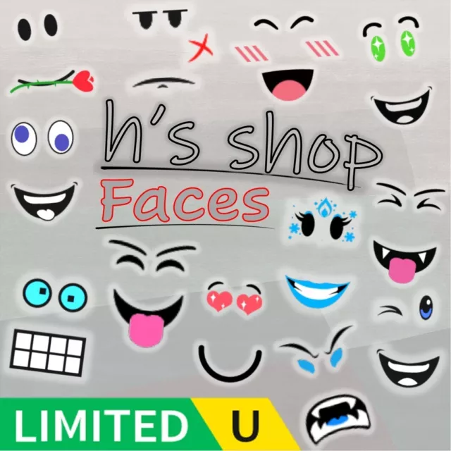 🔥⭐ ROBLOX Limiteds - Limited Faces I📈I HIGH DEMAND [CHEAP & SAFE] TRUSTED  ⭐️🔥