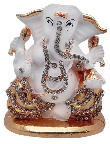 Lord Ganesh Idol Metal Showpiece Statue For Home Office Temple Decor