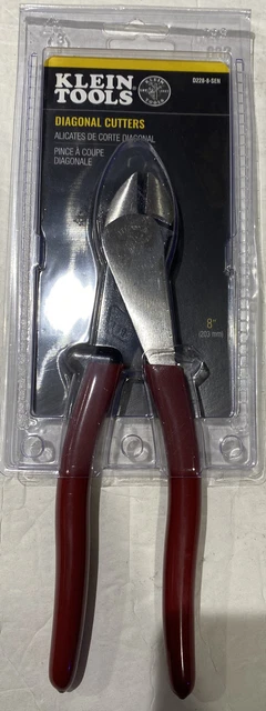 Klein Tools D2288-8-SEN 8 inch High Leverage Diagonal Cutting Pliers BRAND NEW