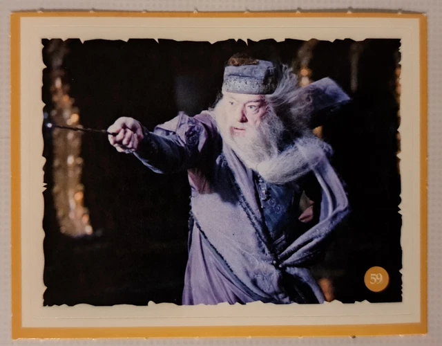 STICKER HARRY POTTER Super U 2022 n° 59 Albus Dumbledore joué par